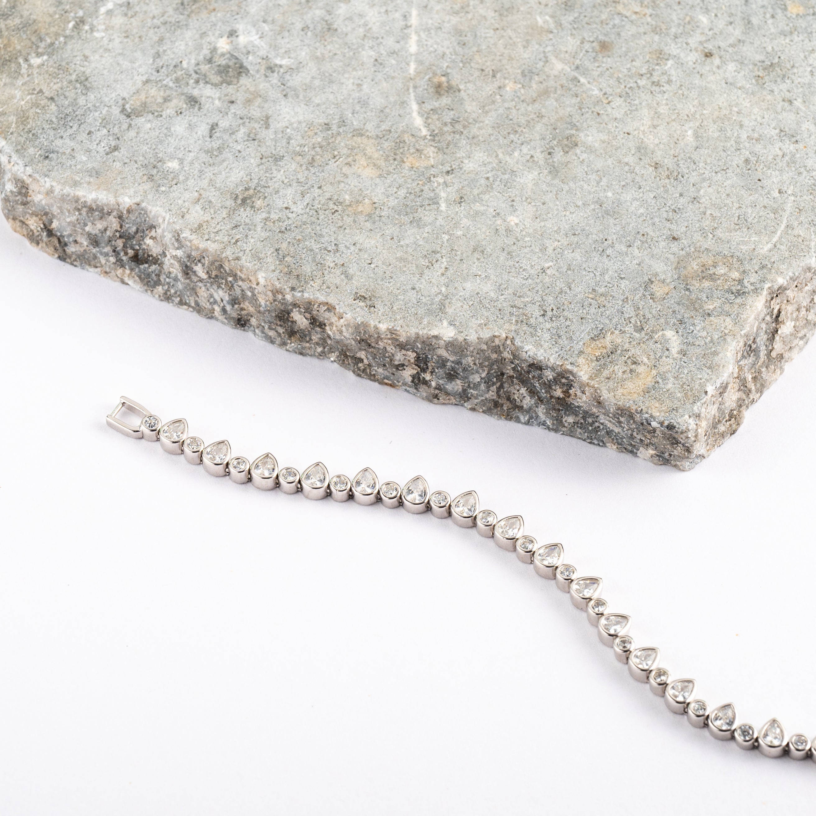 Silver Cubic Zirconia Bracelet