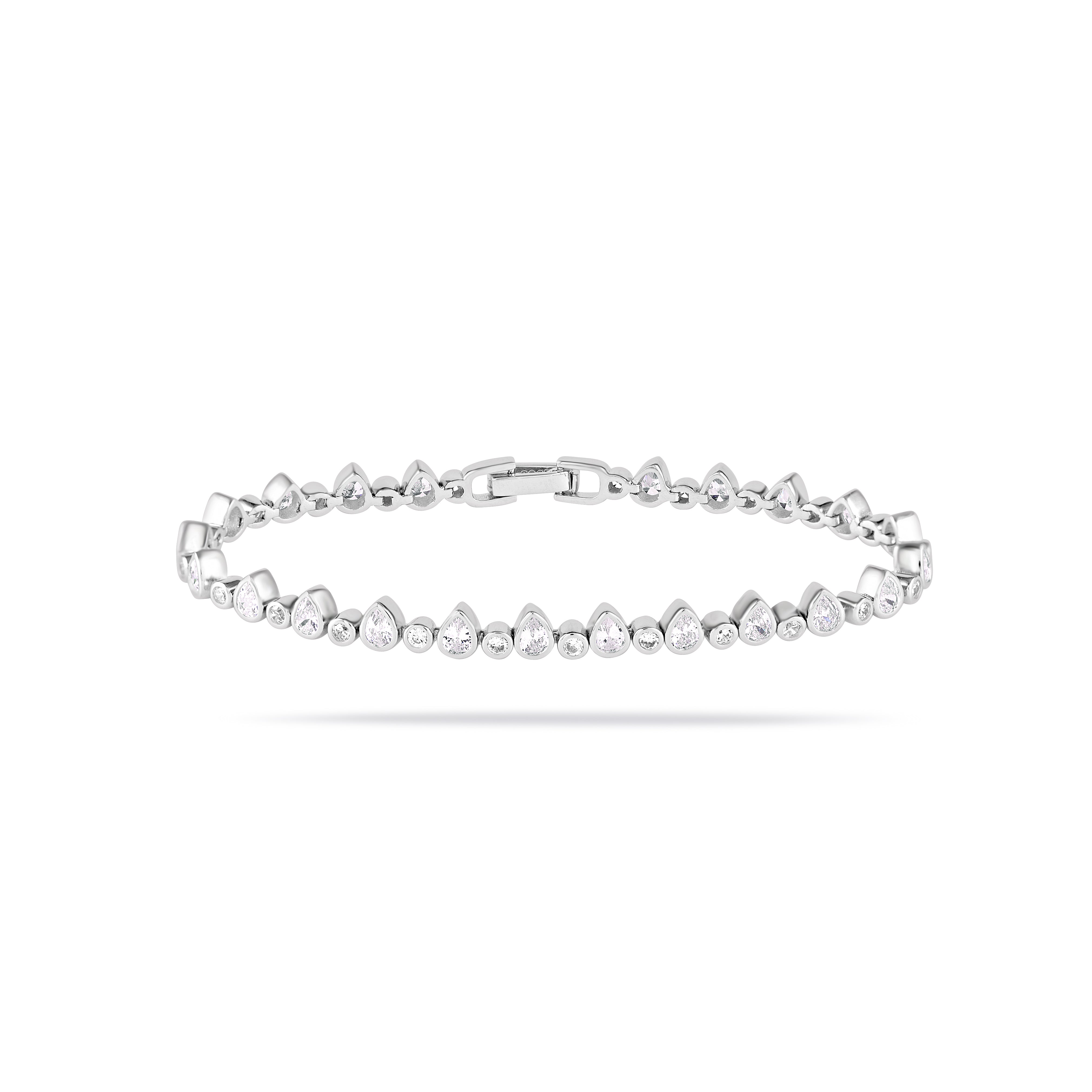 Silver Cubic Zirconia Bracelet