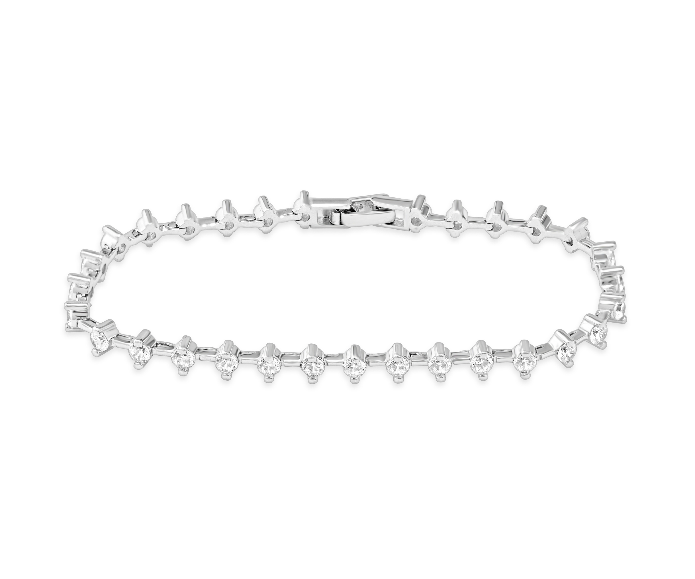 Princess Cut Sparkle Bracelet