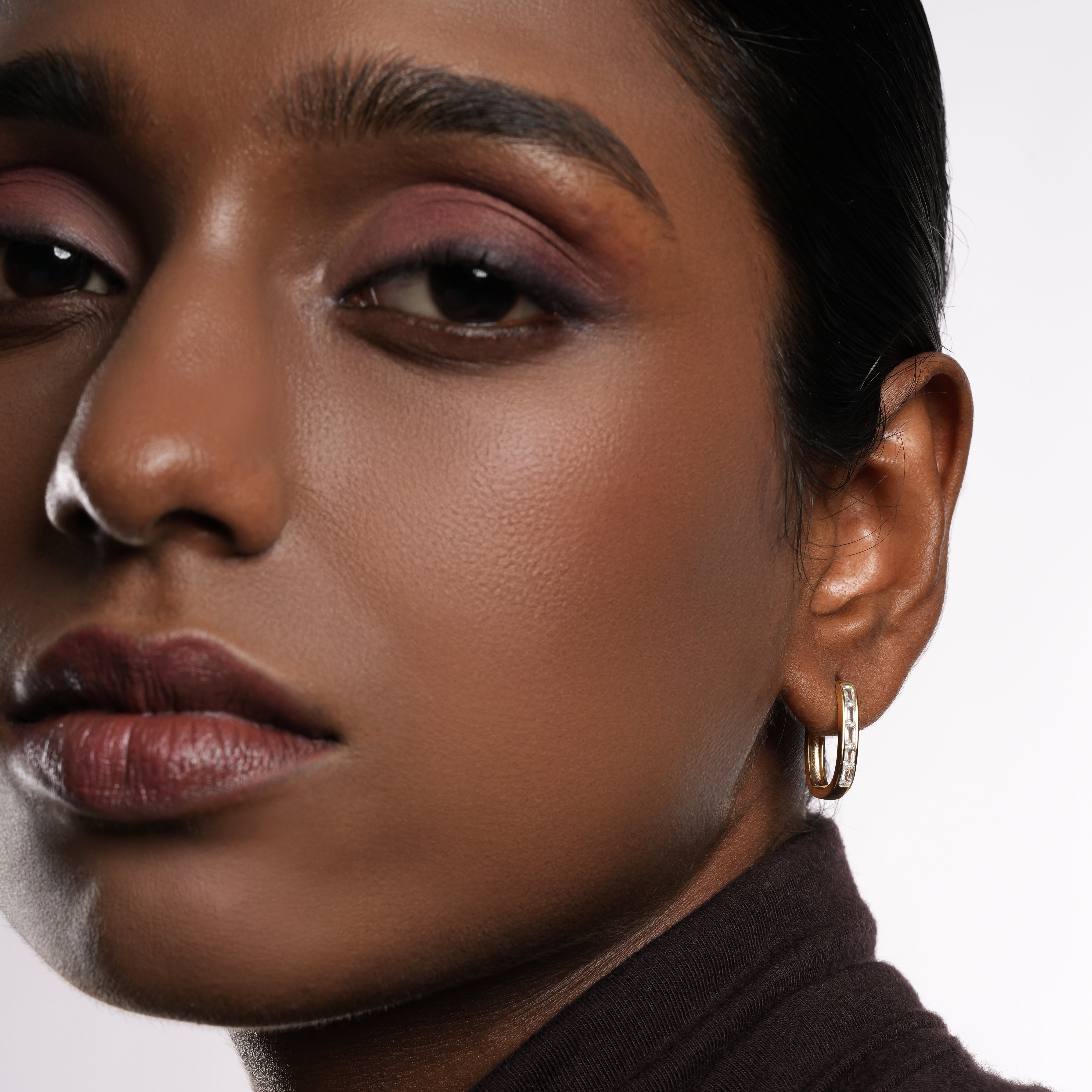 Elegant 18k Gold Plated Cubic Zirconia Earrings