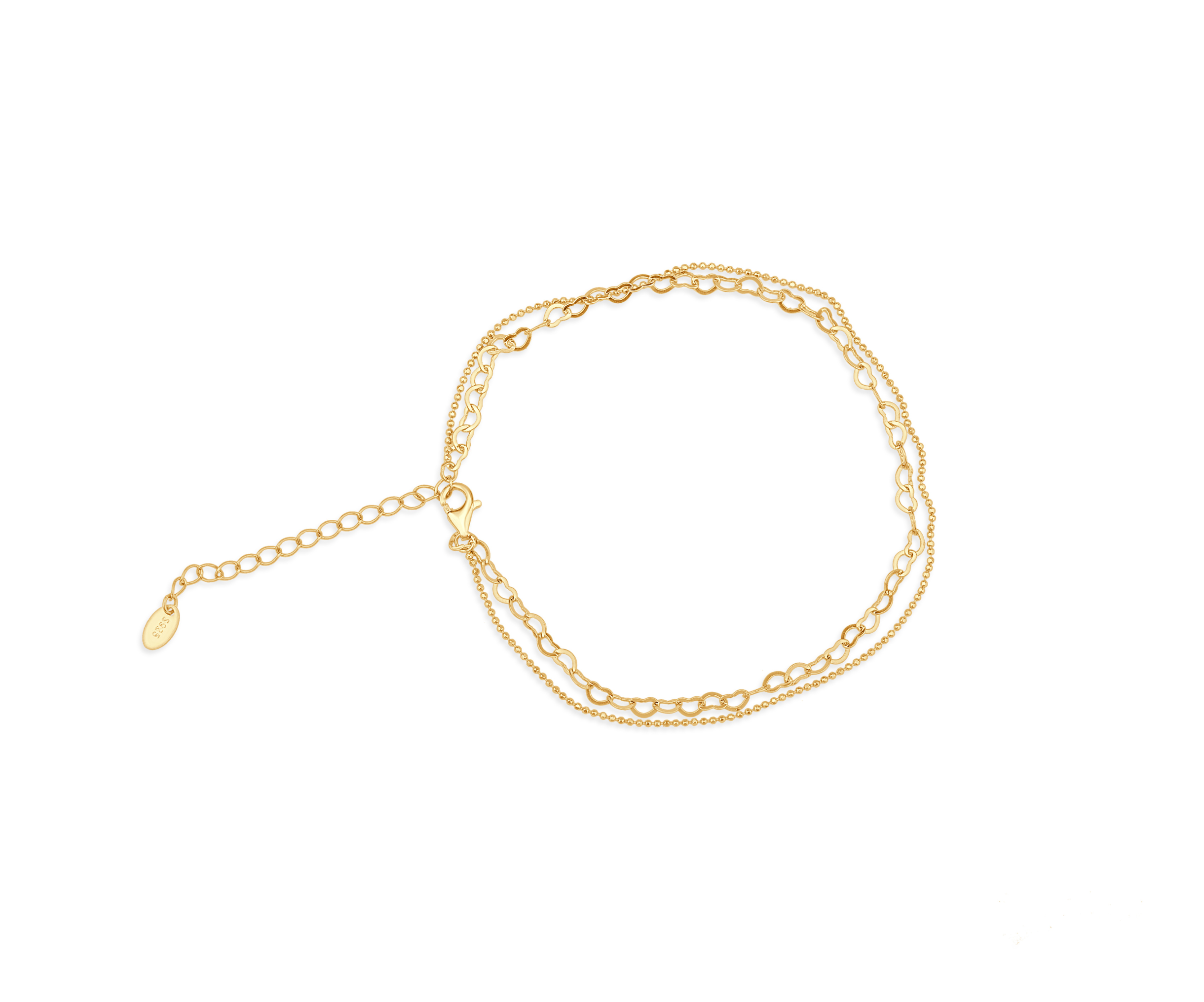 Double Chain Anklet