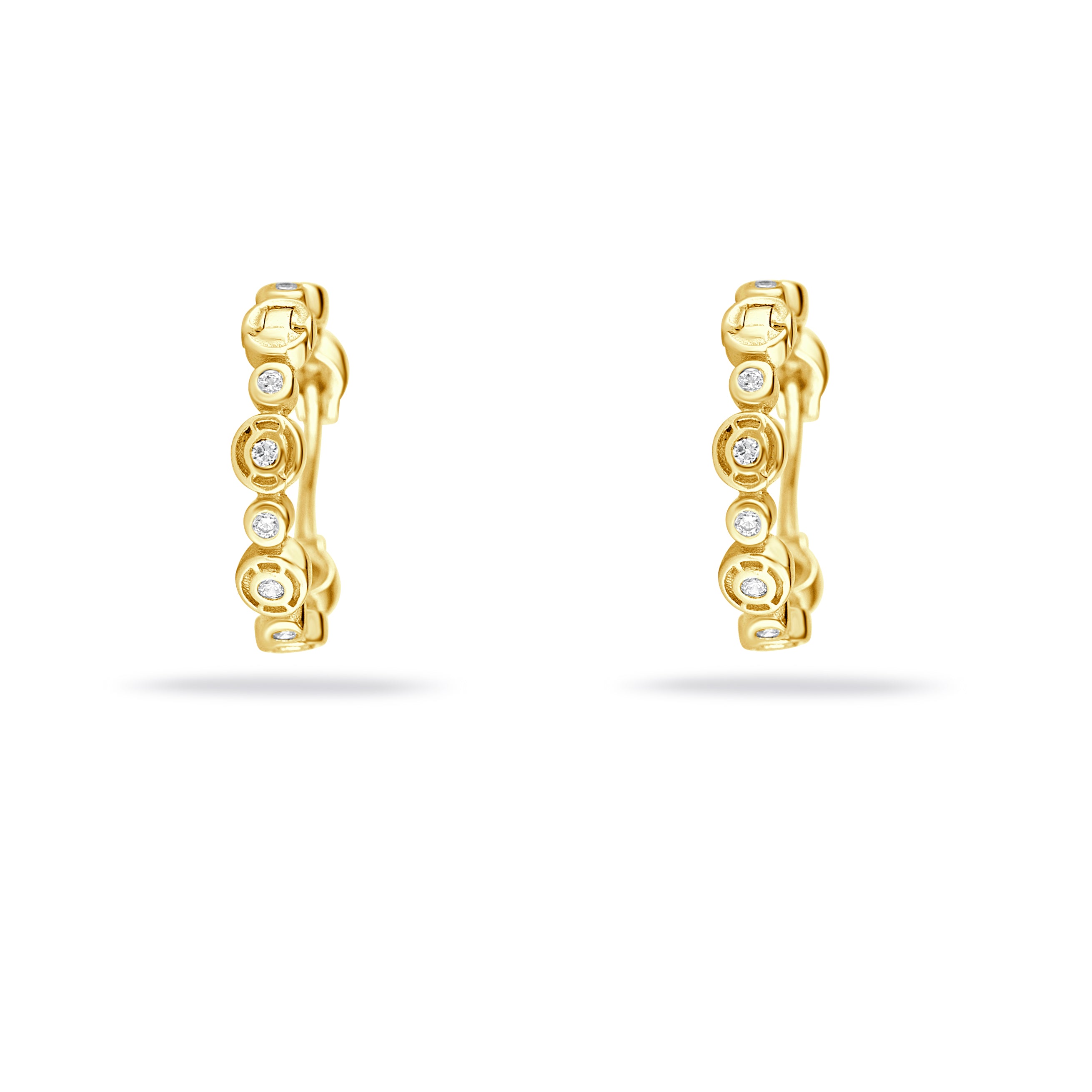 Aurra – 18K Gold-Plated Cubic Zirconia Earrings