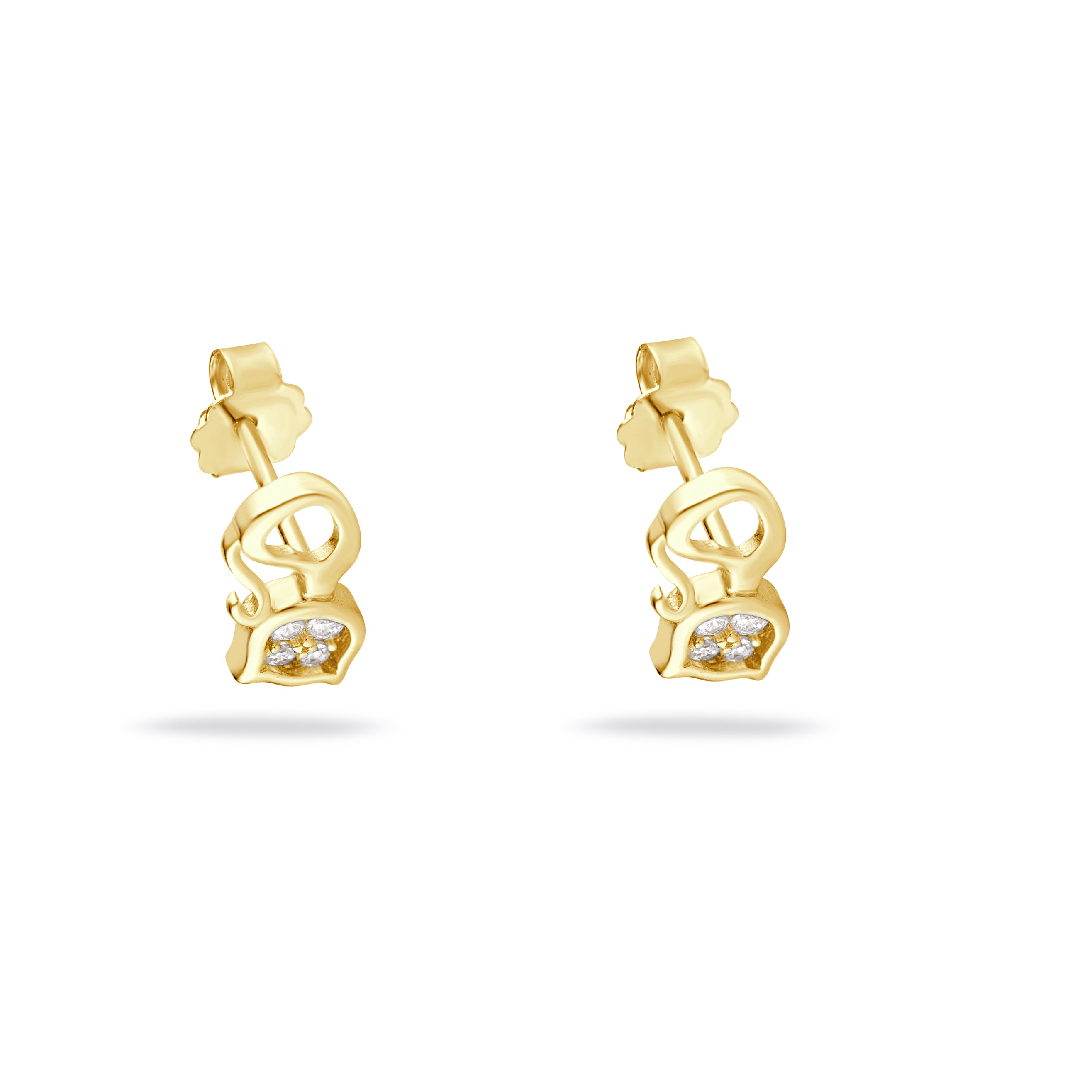 Aurra – 18K Gold-Plated CZ Earrings