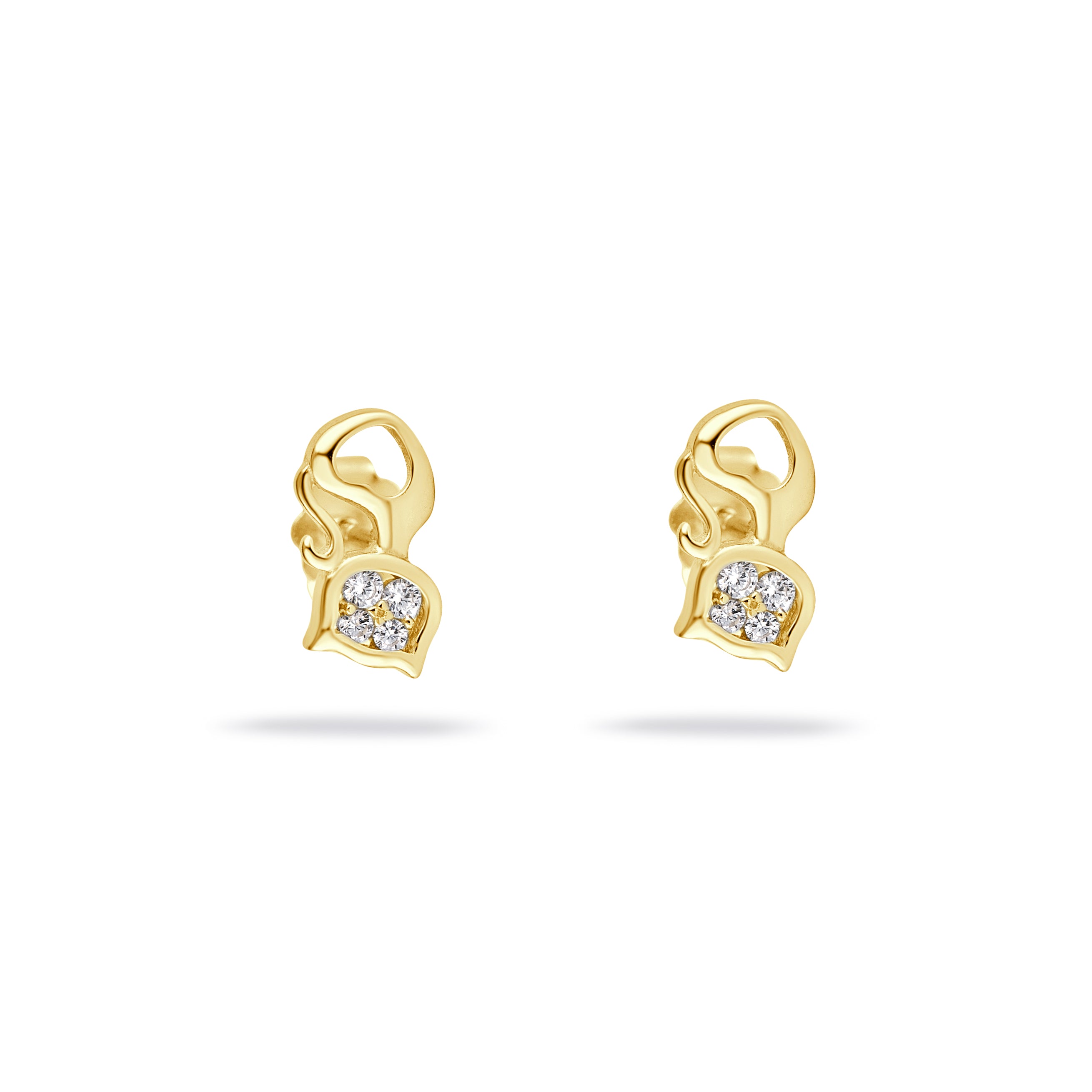 Aurra – 18K Gold-Plated CZ Earrings