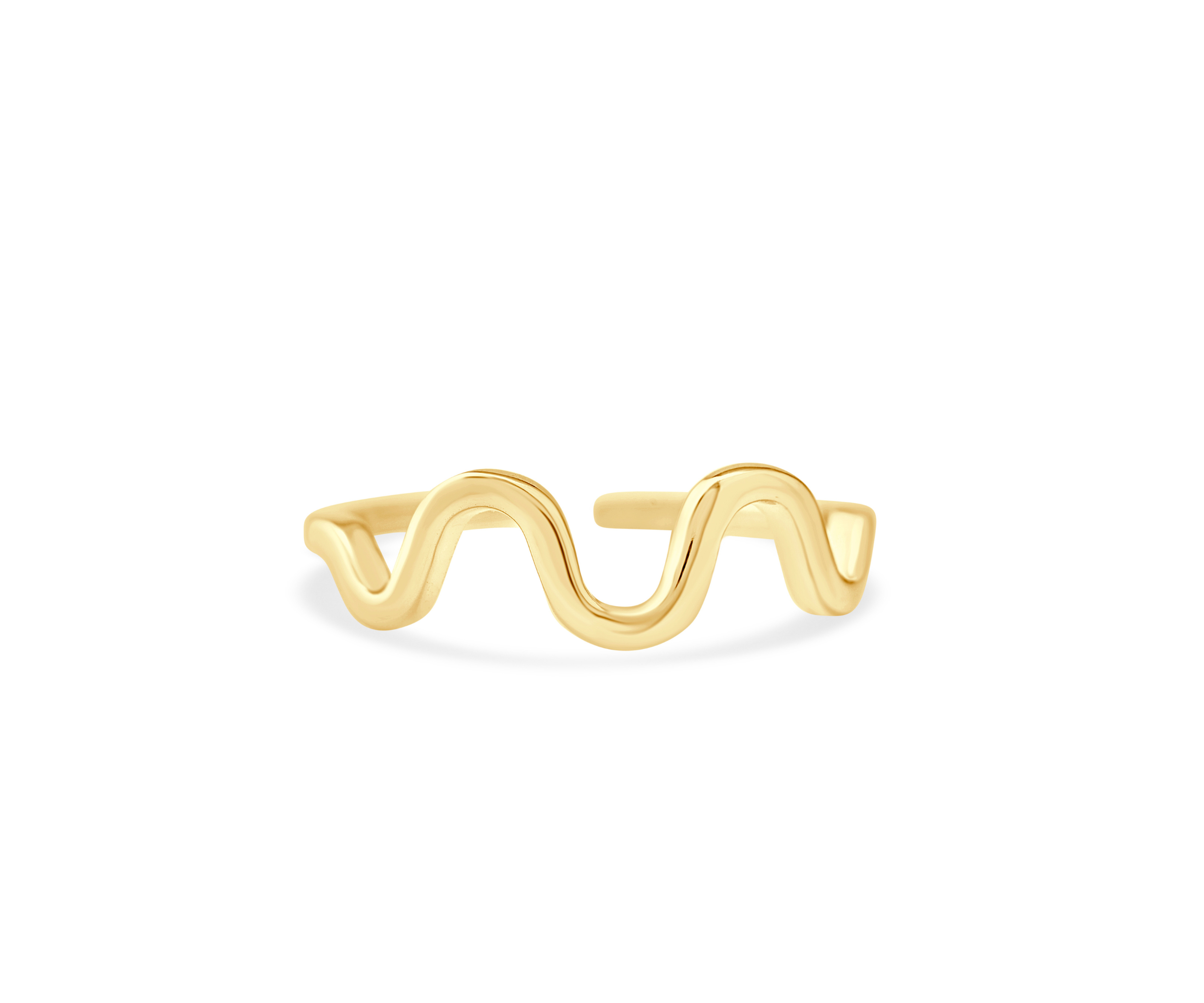 Wavy Gold Ring