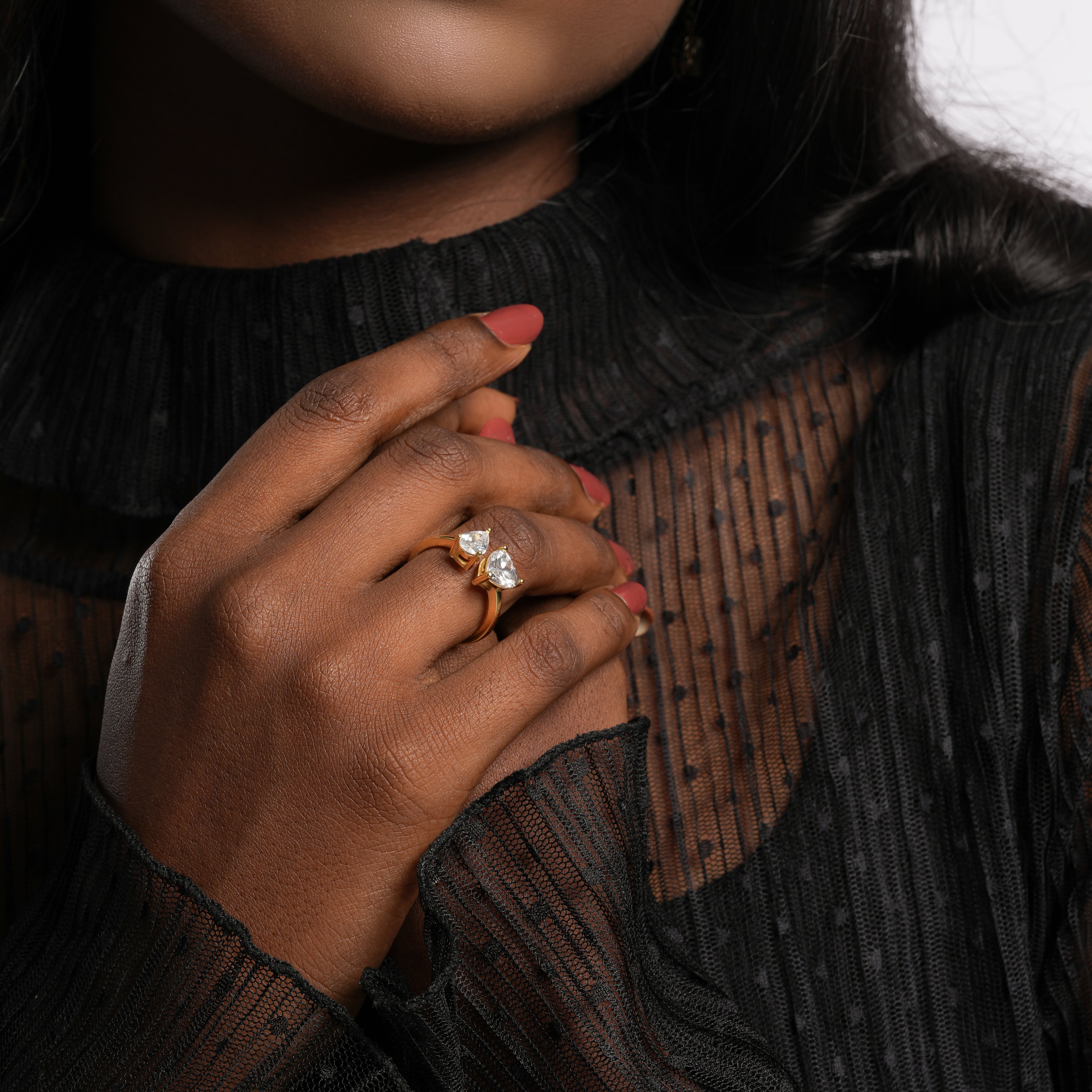 Pear-fect Pair Ring
