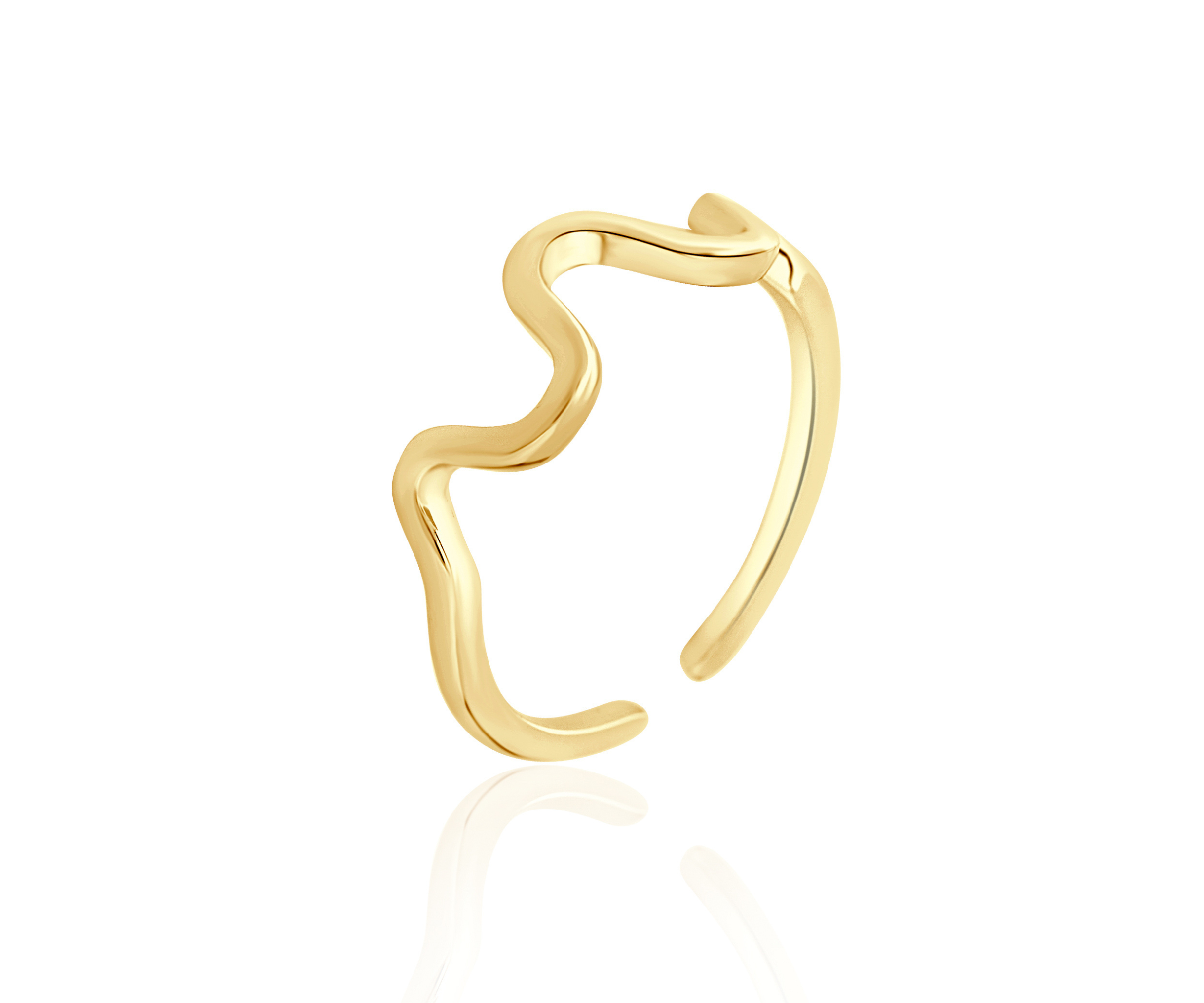 Wavy Gold Ring